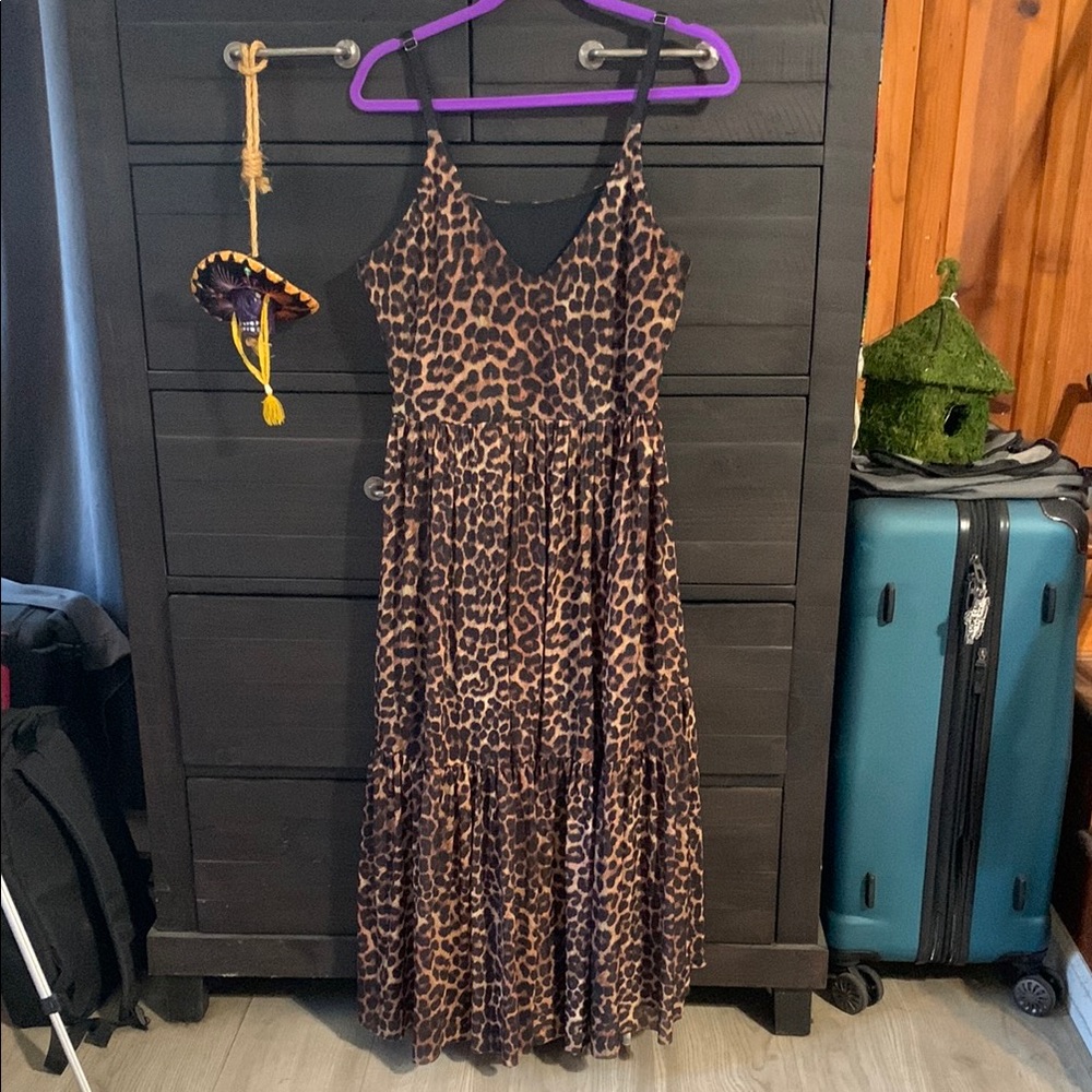 Leopard Print Women's Dress